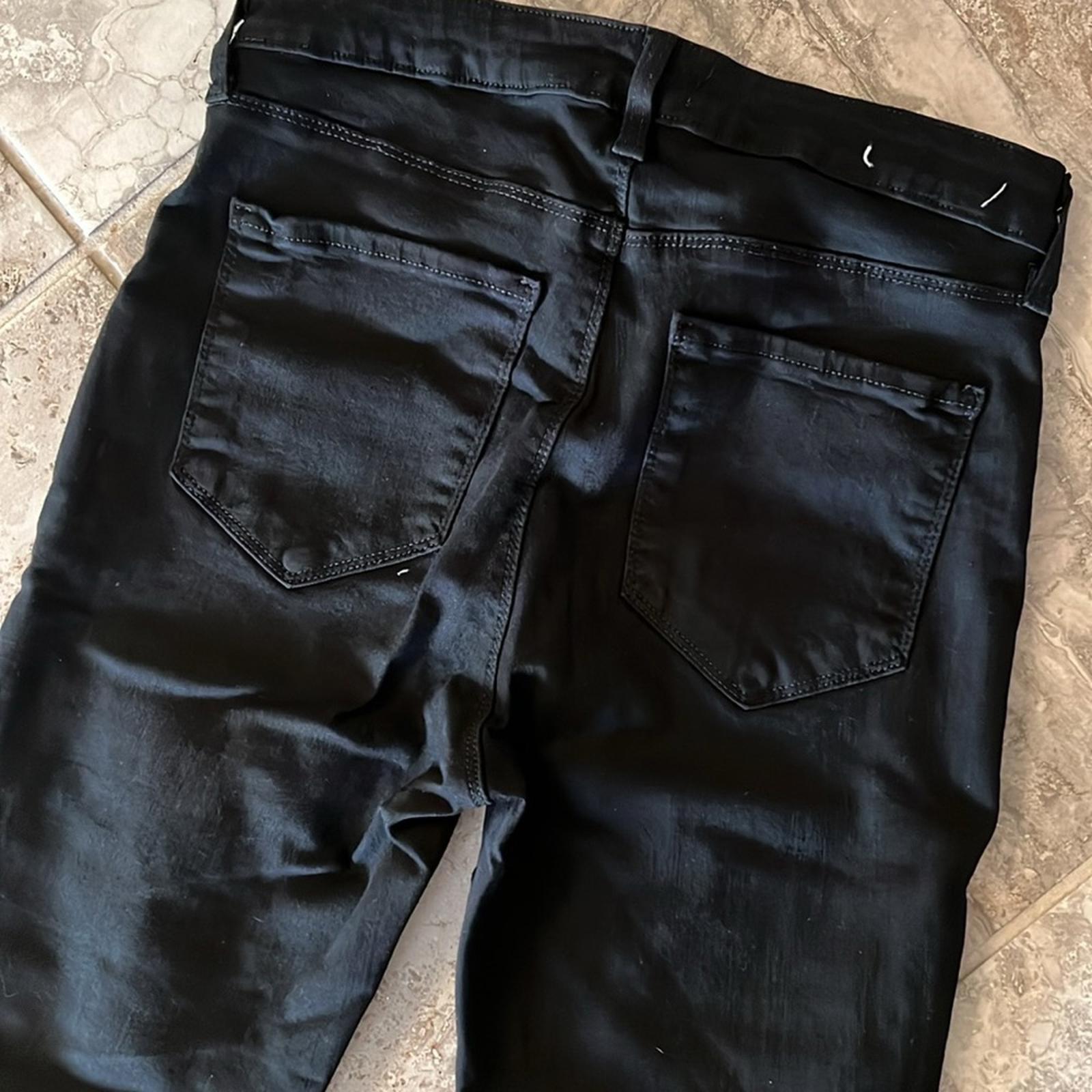 L’Agence Margot Skinny High-Rise Jeans in Black, Size 28 NEW