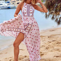 To My Lovers Sleeveless Backless Halter Dress, Swim Coverup Size S NWT $210