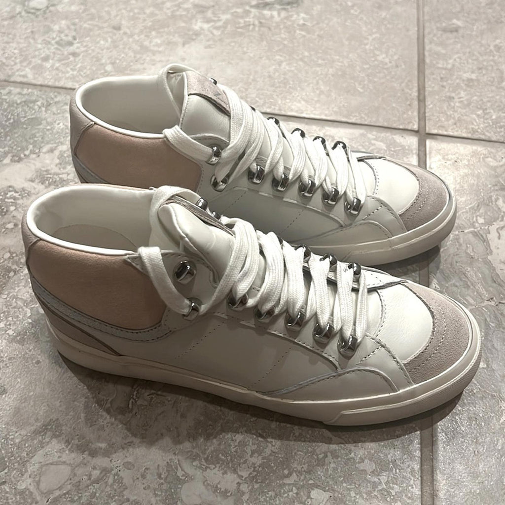 Marc Fisher LTD Merin 3 High Top Sneakers in White, Size 6.5 New in Box $160
