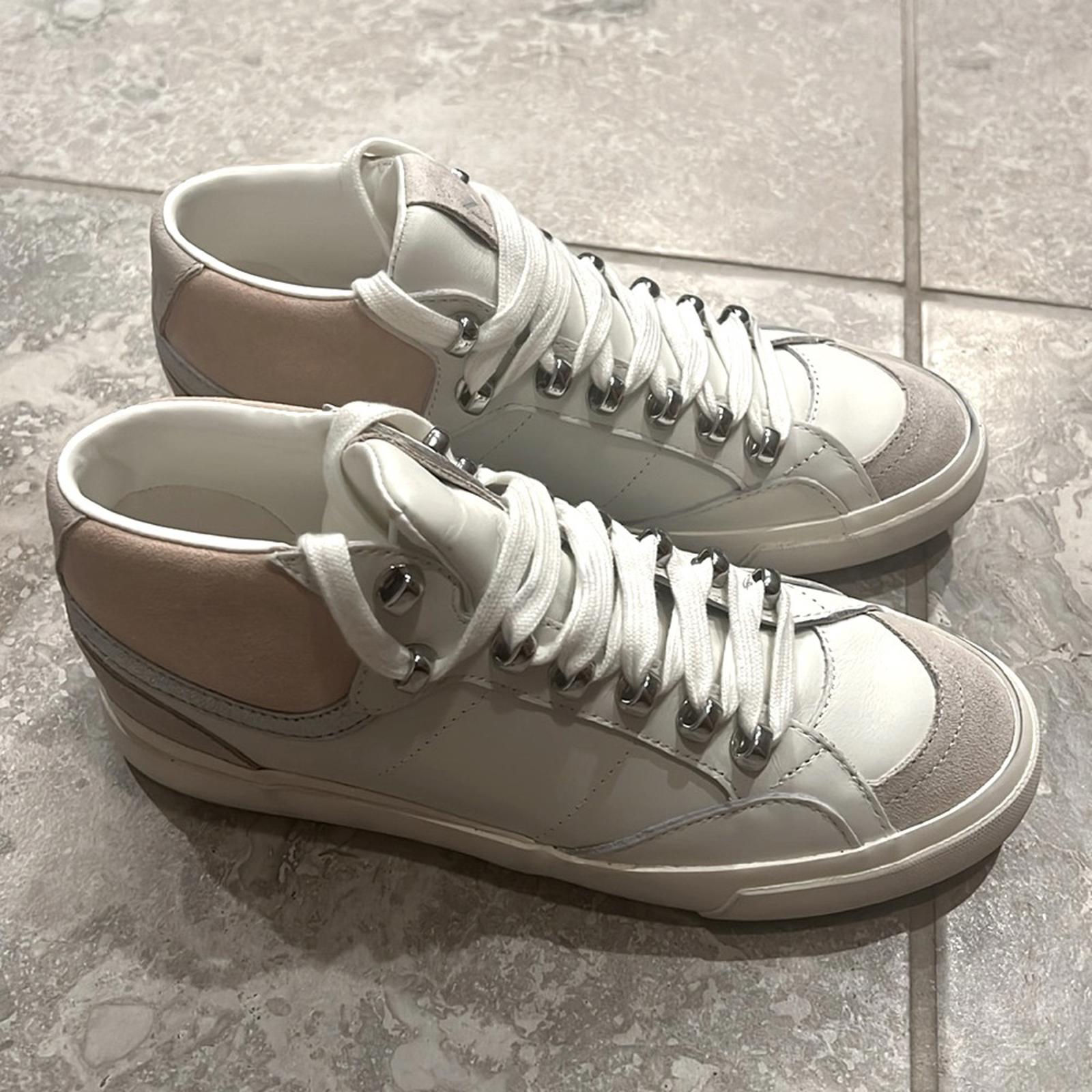 Marc Fisher LTD Merin 3 High Top Sneakers in White, Size 6.5 New in Box $160