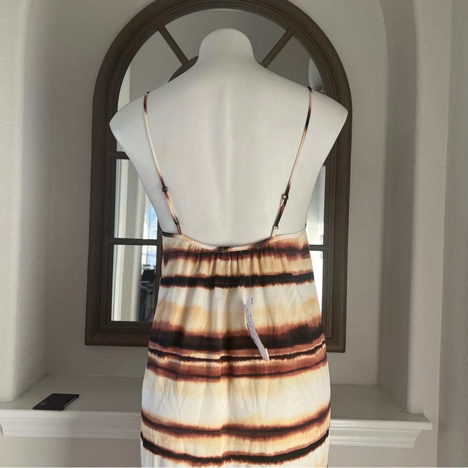 New BAR III x Nicole Williams English Printed Apron Dress, Size XXS New w/Tag
