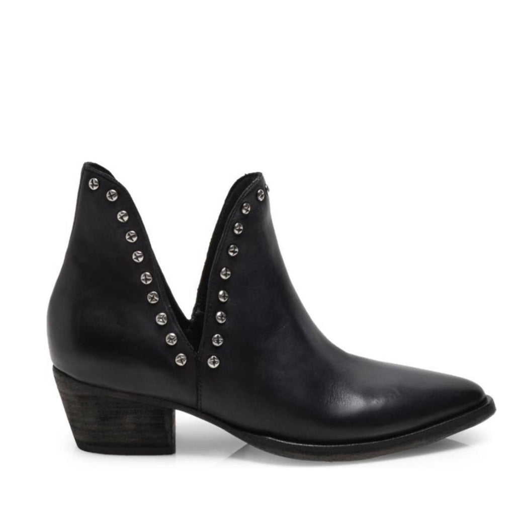 NEW Free People Studded Split Bootie in Black, Size EU 38, US 8, New in Box