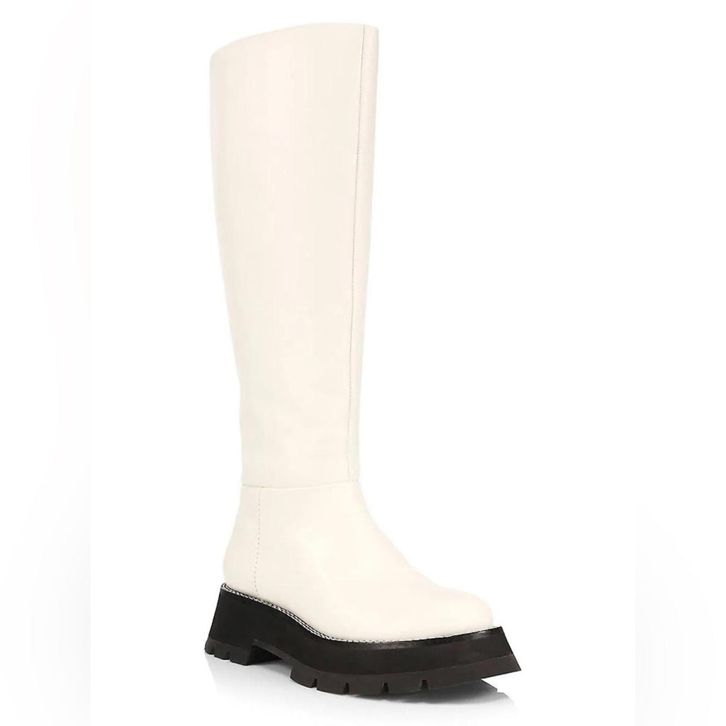 3.1 Phillip Lim Kate Tall Boots in White, Size 38.5 New in Box + Dust Bag $650