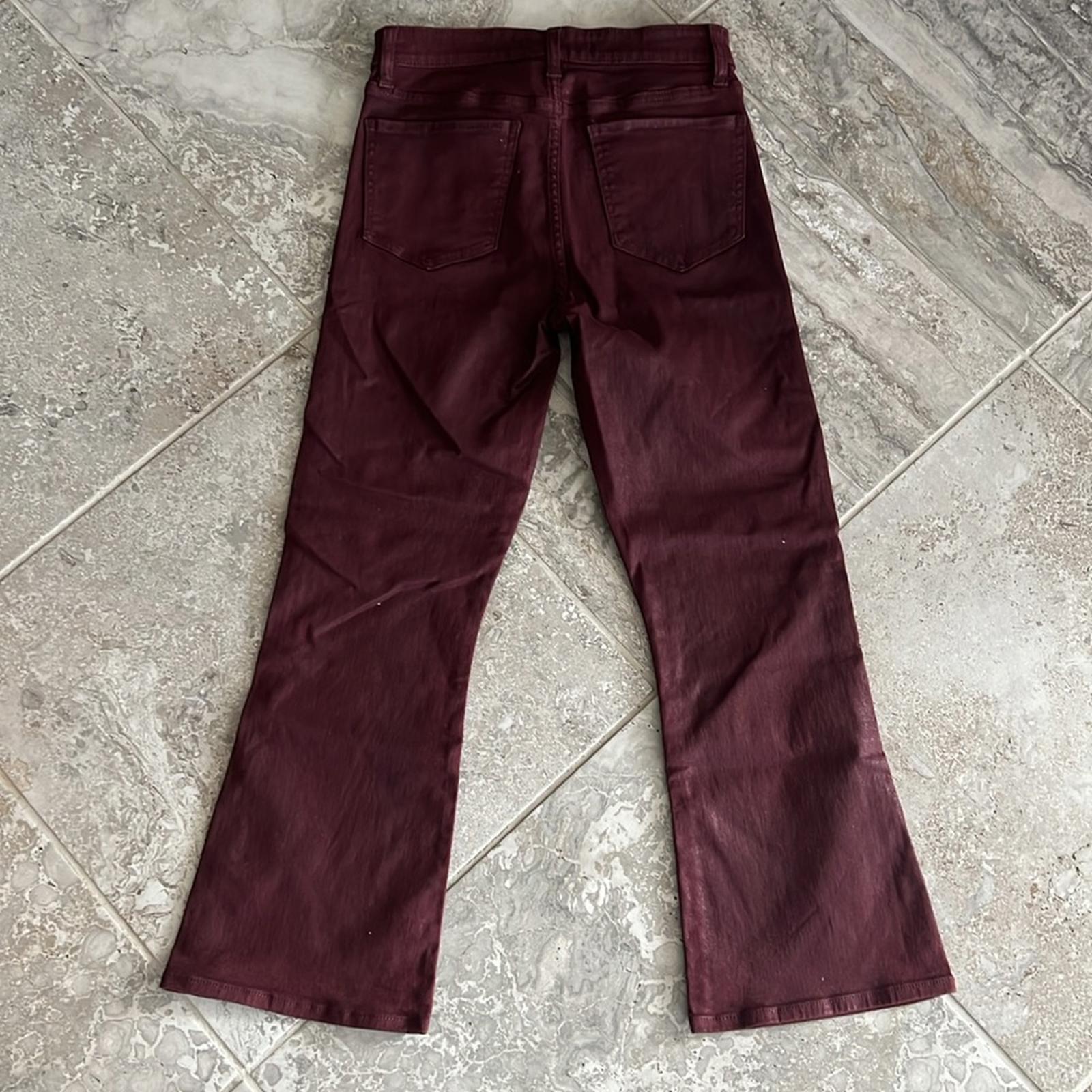 Joe’s Jeans The Callie Red Coated High-Rise Bootcut Jeans, Size 26 NEW $198