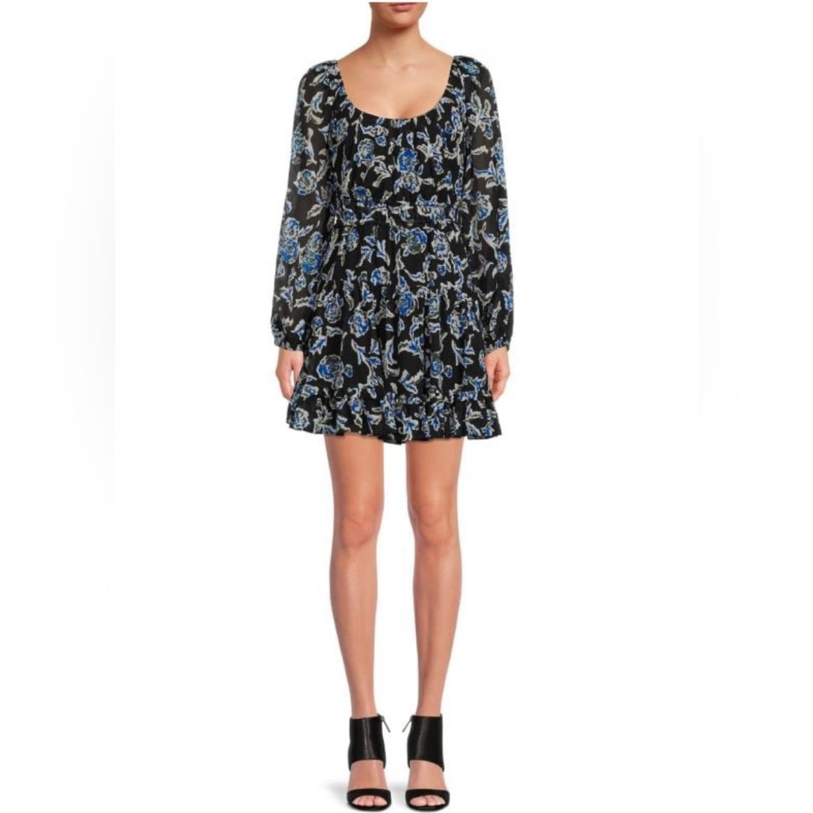 Tanya Taylor Edita Floral Silk Blend Fit & Flare Dress, Size 3X (22-24) NWT $465