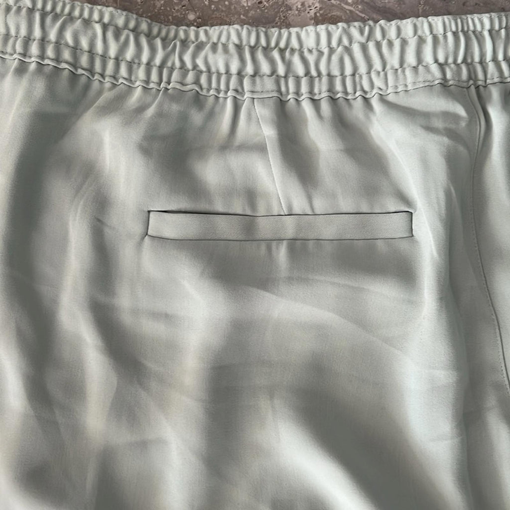 Lauren Ralph Lauren Green Drawstring Crepe Cuffed Pants Plus Size 18W NWT $155