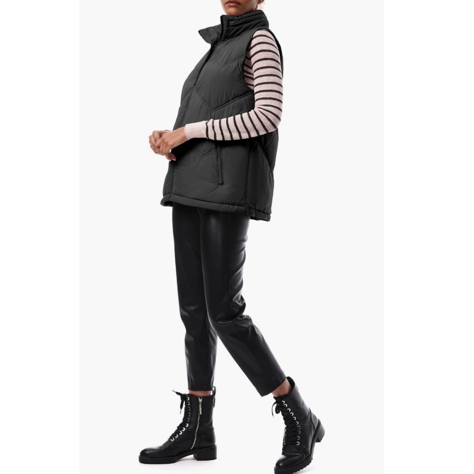 Bernardo Puffer Vest, Black Size S New w/Tag