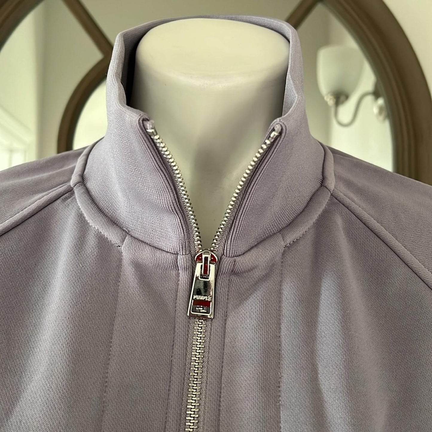 Purple Brand Men's Full-Zip Tricot Track Jacket in Purple Size XL NEW $340