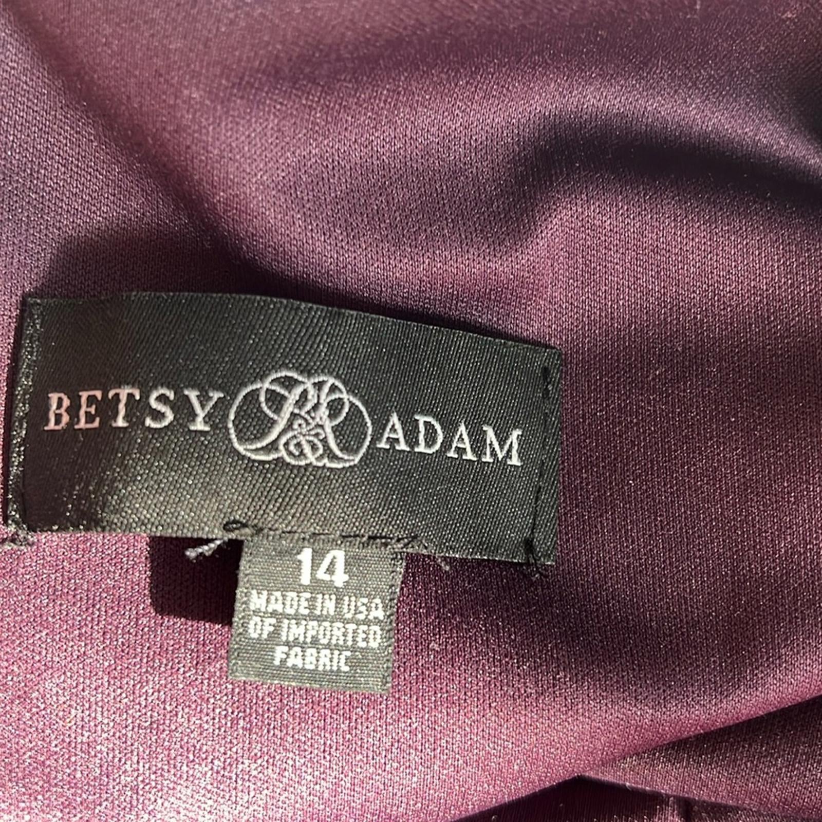 Betsy & Adam Midi Cowl Neck Drape Back Scuba Crepe Dress Size 14 NEW w/Tag