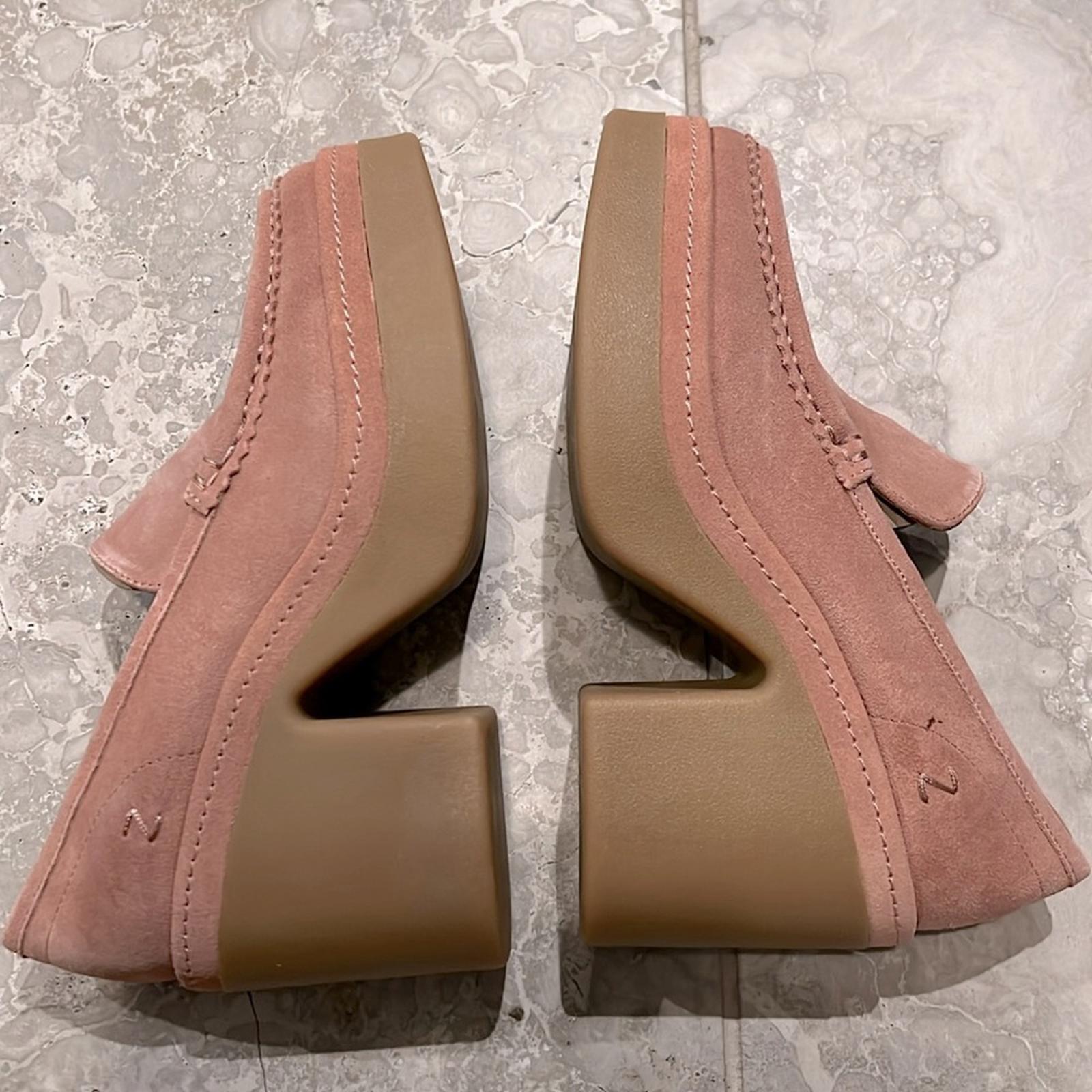 Zodiac Dorit Leather Slip-On Loafers in Nougat Pink Suede Size 9 New in Box