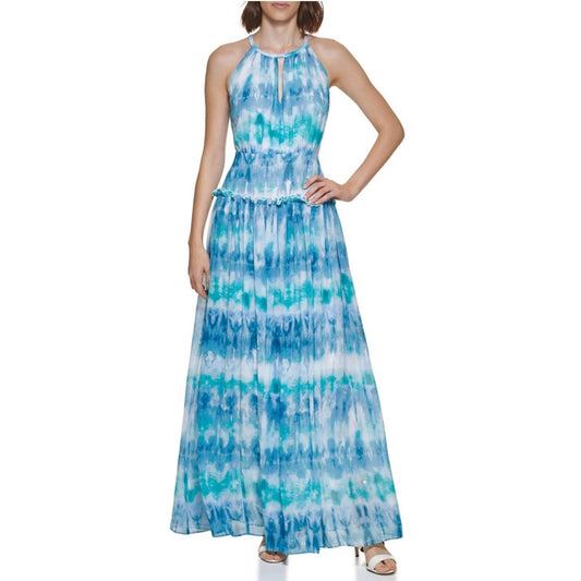 NWT Calvin Klein Embellished Maxi Evening Dress, Size 10 New w/Tag Retail $299