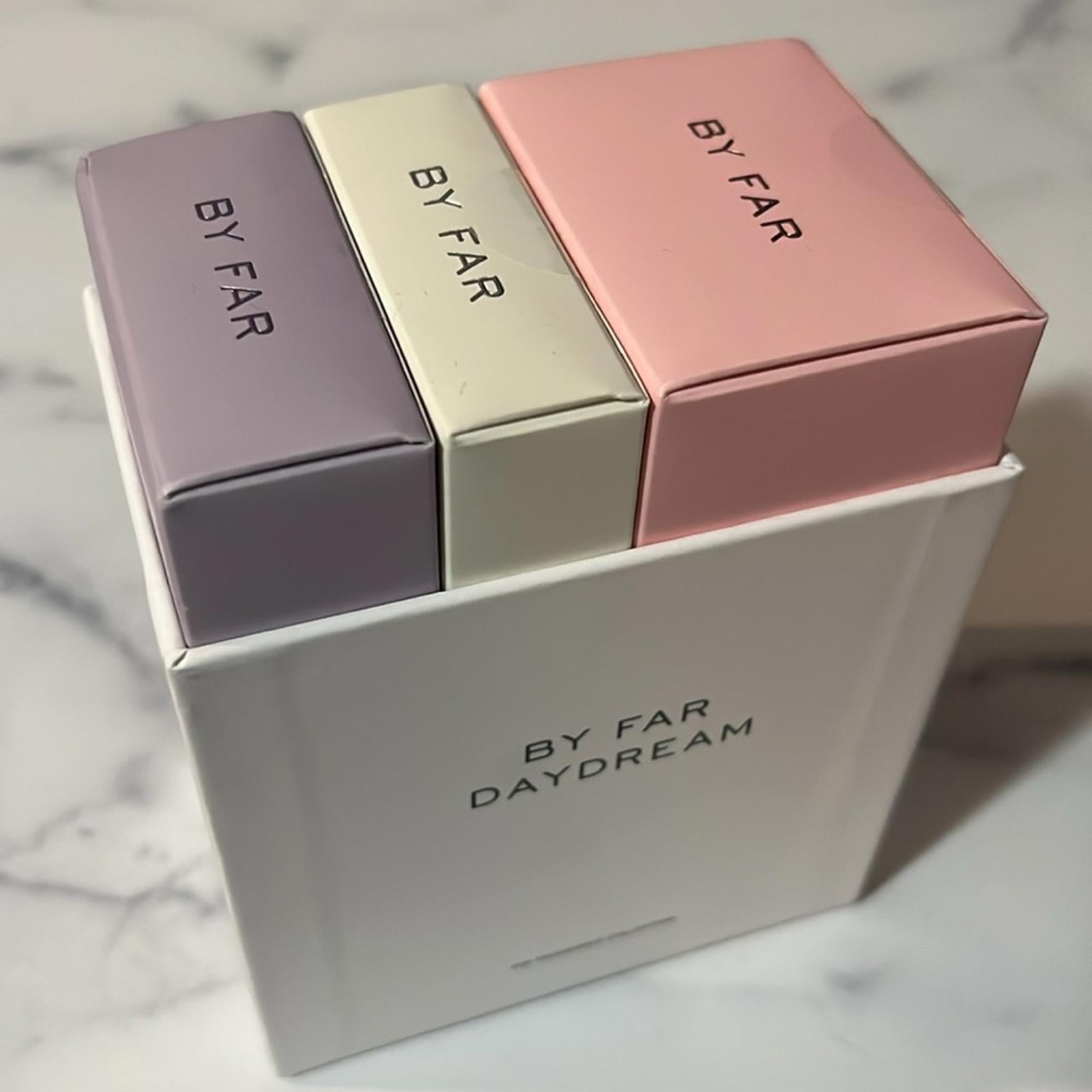 BY FAR Daydream of a Rose Garden Fragrance Set in Purple and Silver, NEW
