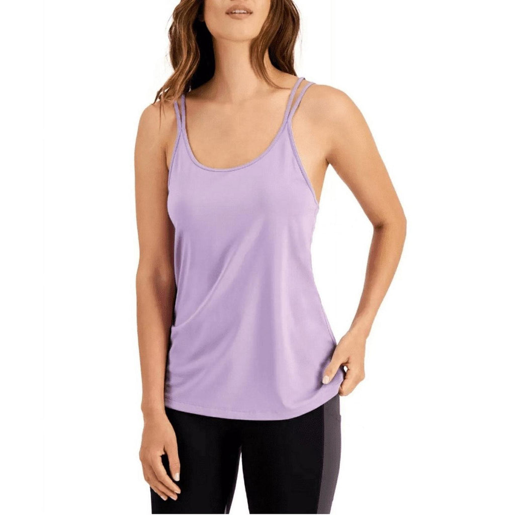 ID-Ideology Solid Strappy-Back Techy Knit Tank, Rhapsody, Size XX-Large NWT