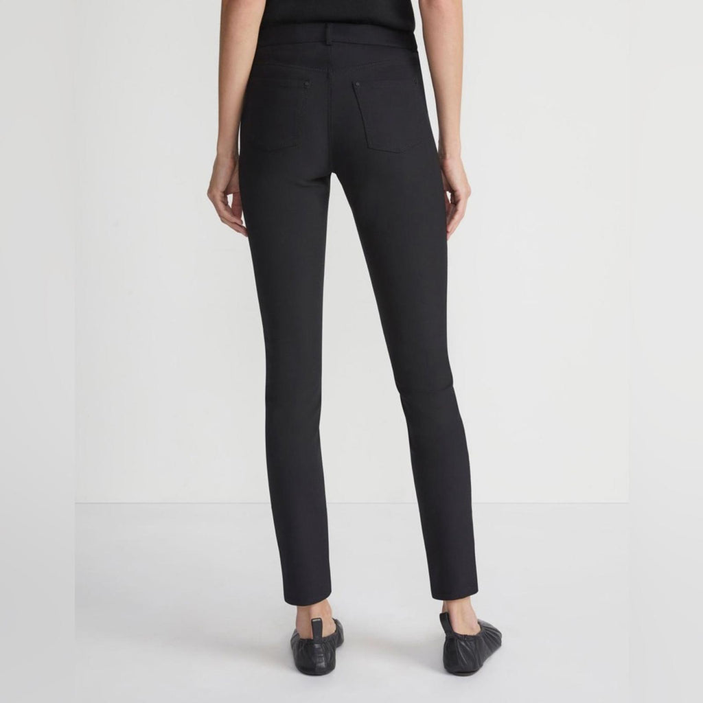 Lafayette 148 Acclaimed Stretch Mercer Pants, Navy/Black Size 4, New w/Tag