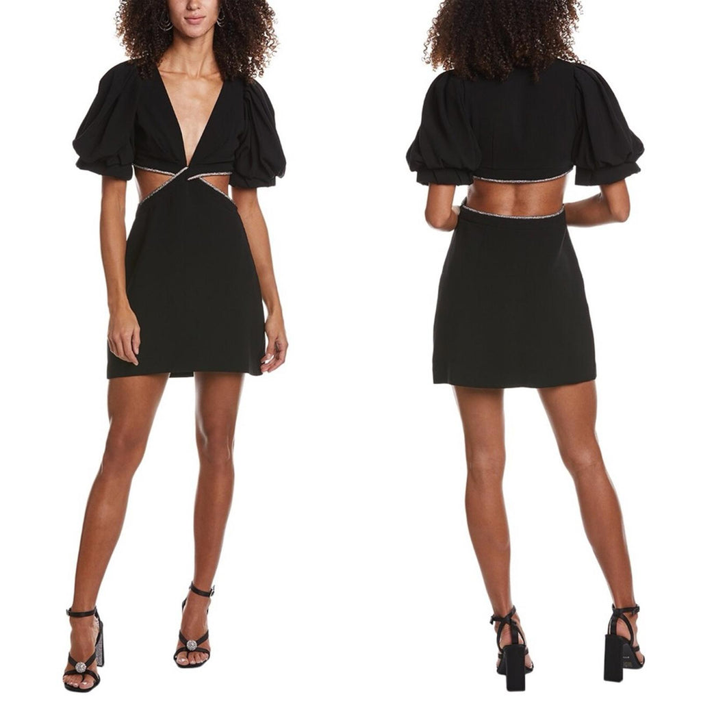 A.L.C. Revolve* Hazel Mini Cut-Out Dress in Black, Size 0 EXCELLENT! Retail $595