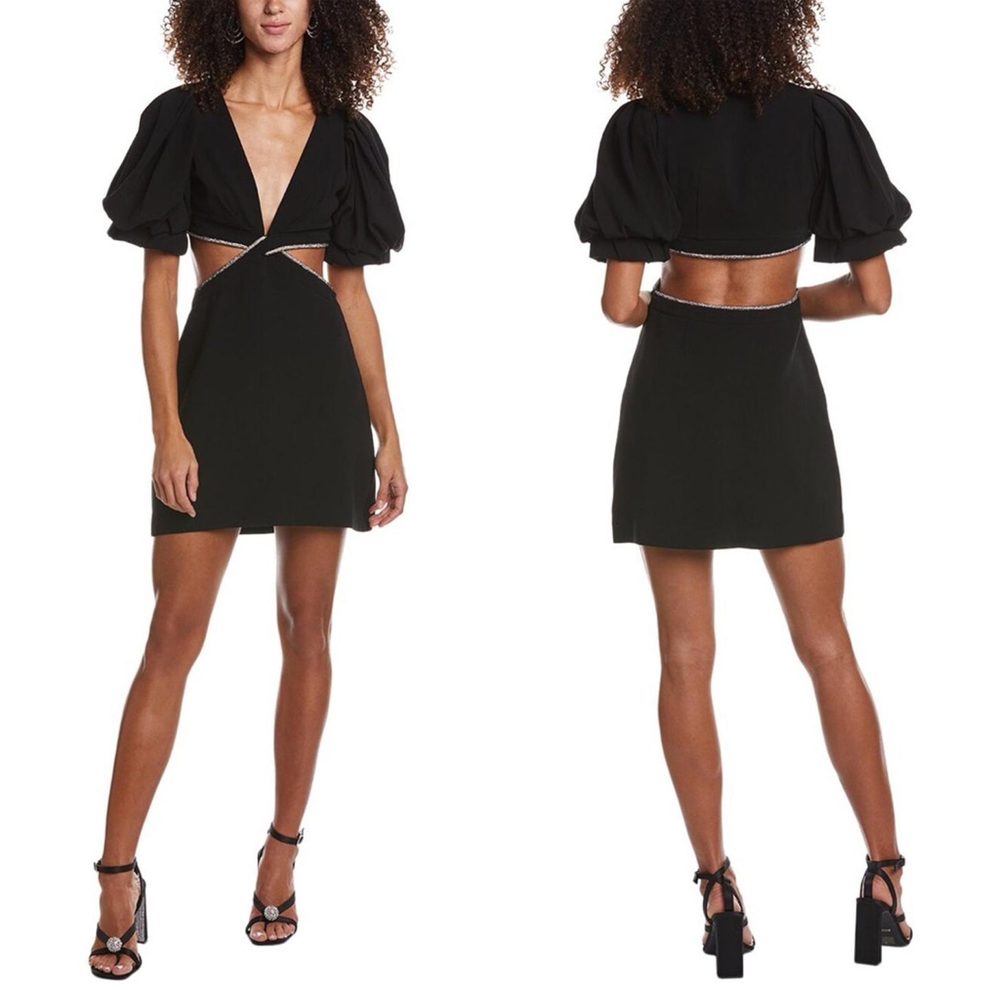 A.L.C. Revolve* Hazel Mini Cut-Out Dress in Black, Size 0 EXCELLENT! Retail $595