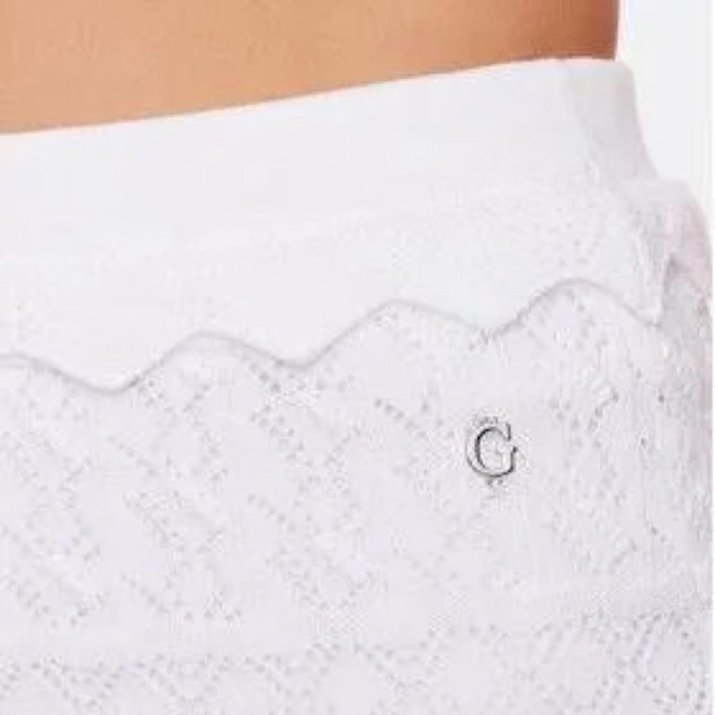 NEW Guess Pointelle Deeta Skirt in Pure White, Size XL New w/Tag