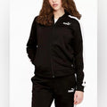 Puma Tracksuit 2-Piece Jacket & Jogger Pants in Black & White Size XL NWT