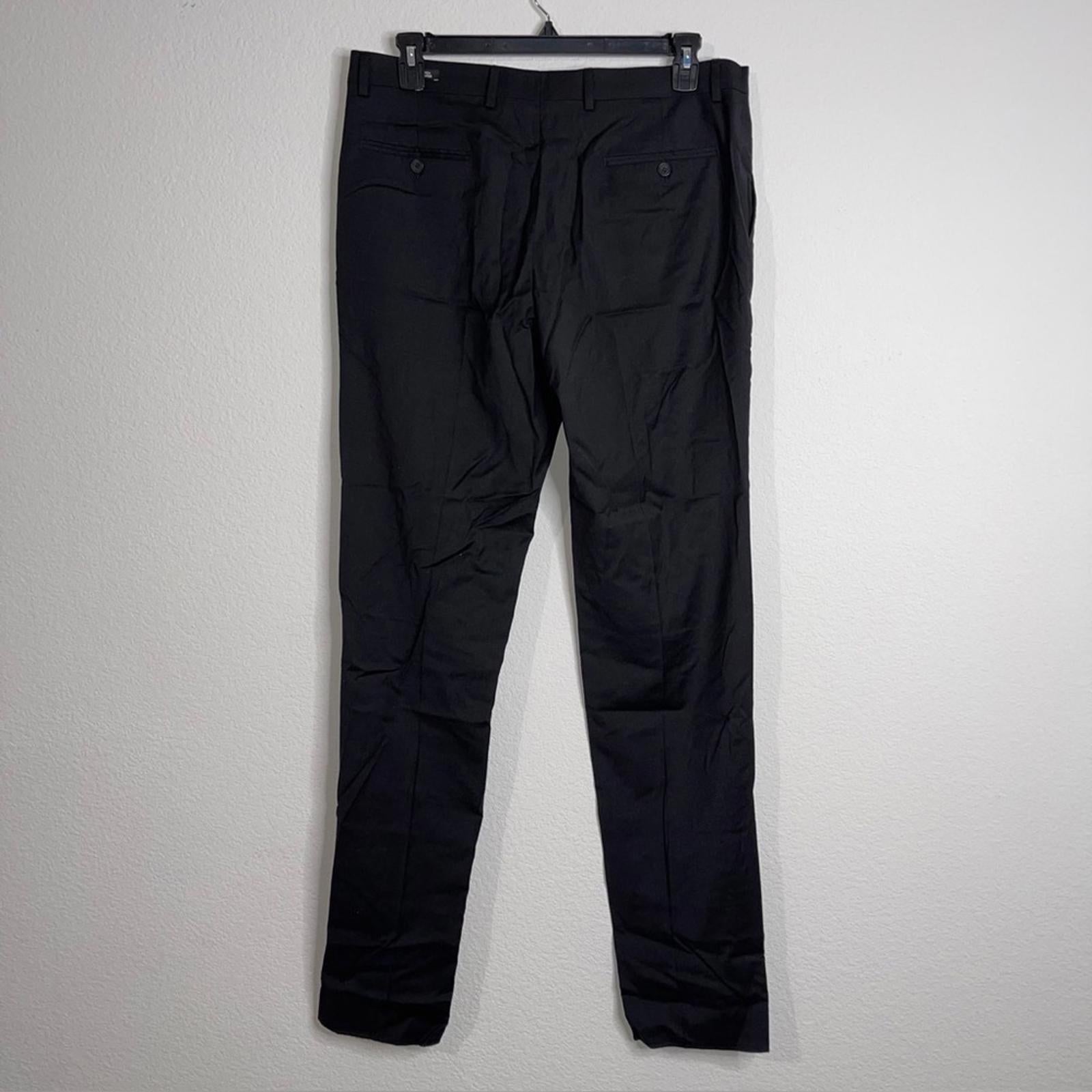 Awearness Kenneth Cole Modern Fit Suit Separates Pants Black, Size 36 NEW w/Tag