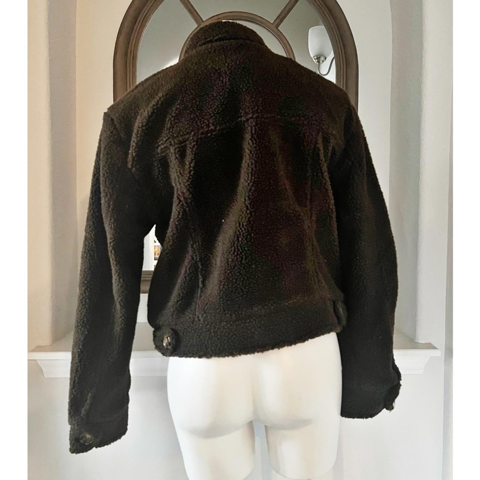 NWT Ashley Vintage Charm Sherpa Jacket in Brown Bracken  Size L New w/Tag