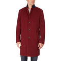 Tommy Hilfiger Addison Wool-Blend Trim Fit Overcoat in Red, Size 44 Short