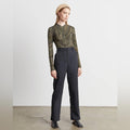 WhoWhatWear LISA High-Waisted Wide Leg Pants in Black Size L New w/Tag $135