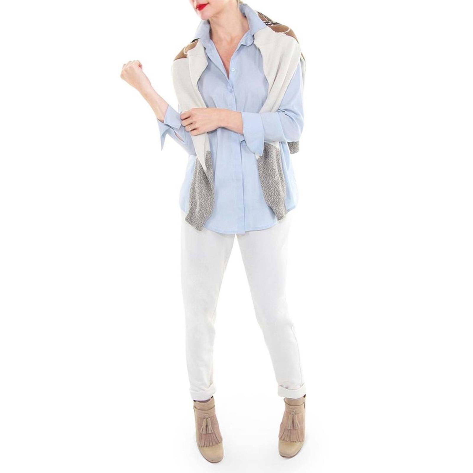 Mara Hoffmann Pullover in Oatmeal Crewneck Sweater Size S Retail $336 (SOLD OUT)