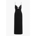 Galvan London Crystal Bustier Dress in Black Size US10 FR42 UK10 NEW w/Tag $1895