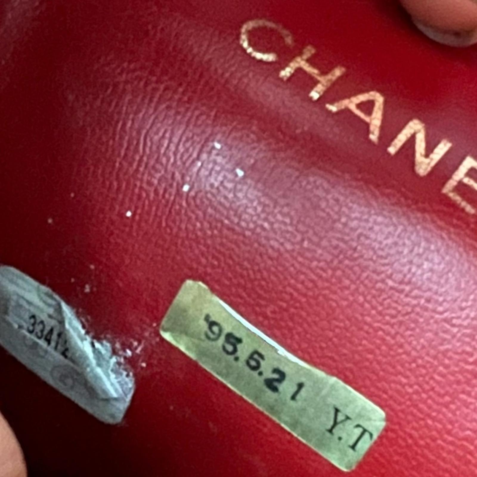 Chanel Timeless Vanity Case, Red Caviar Leather Bag