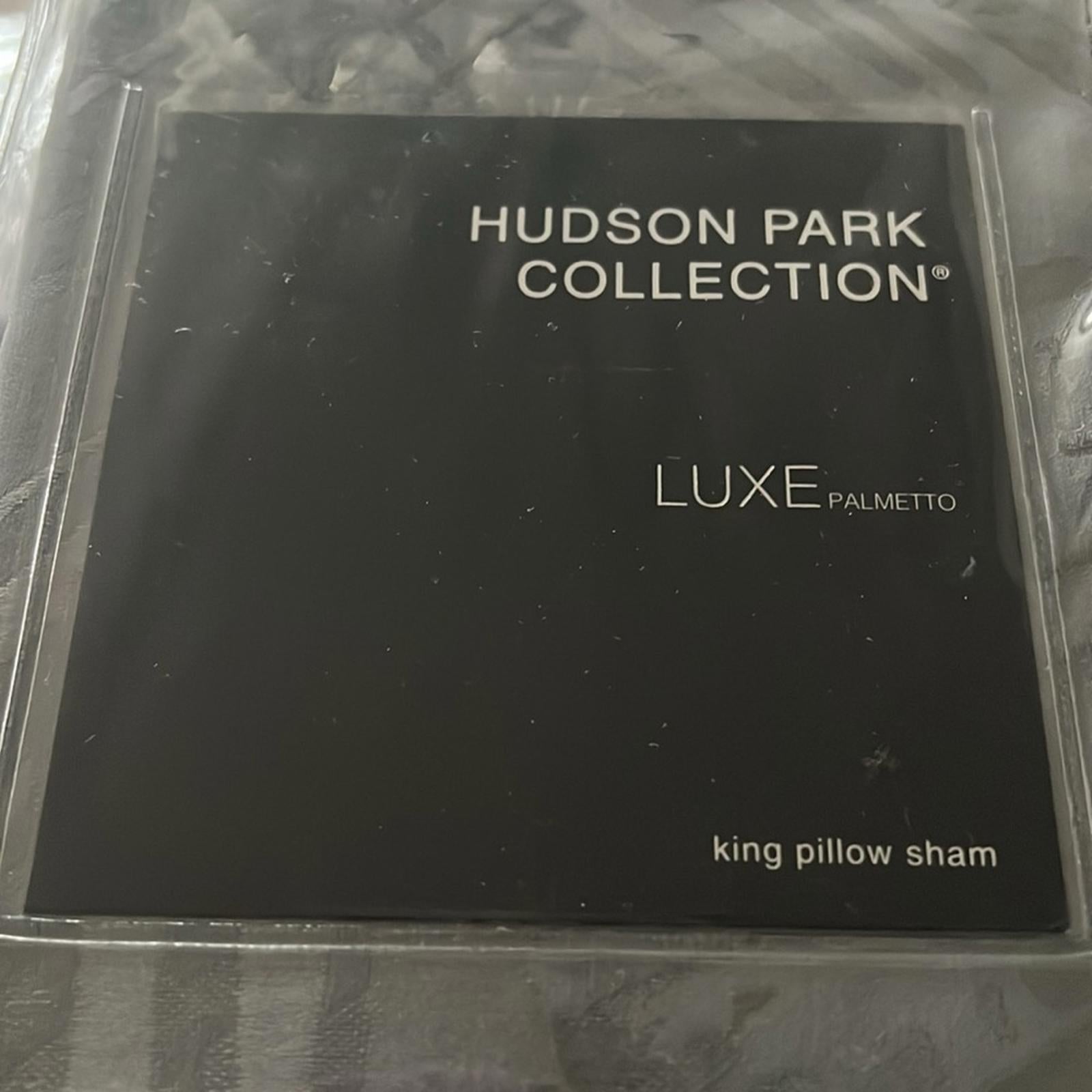 Hudson Park Collection Palmetto Cotton Silk King Sham, New w/Tag Retail $225