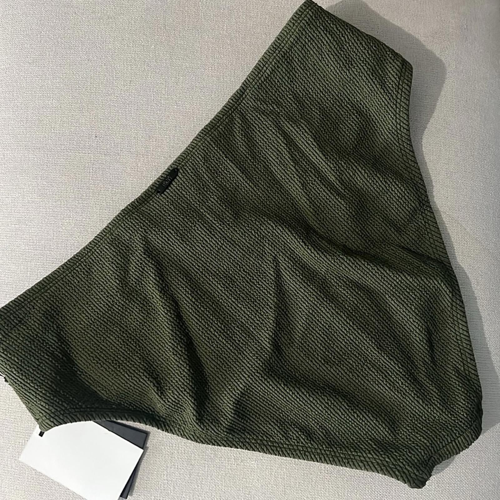 DKNY Textured High-Waist Bikini Bottom, Size L NEW w/Tag