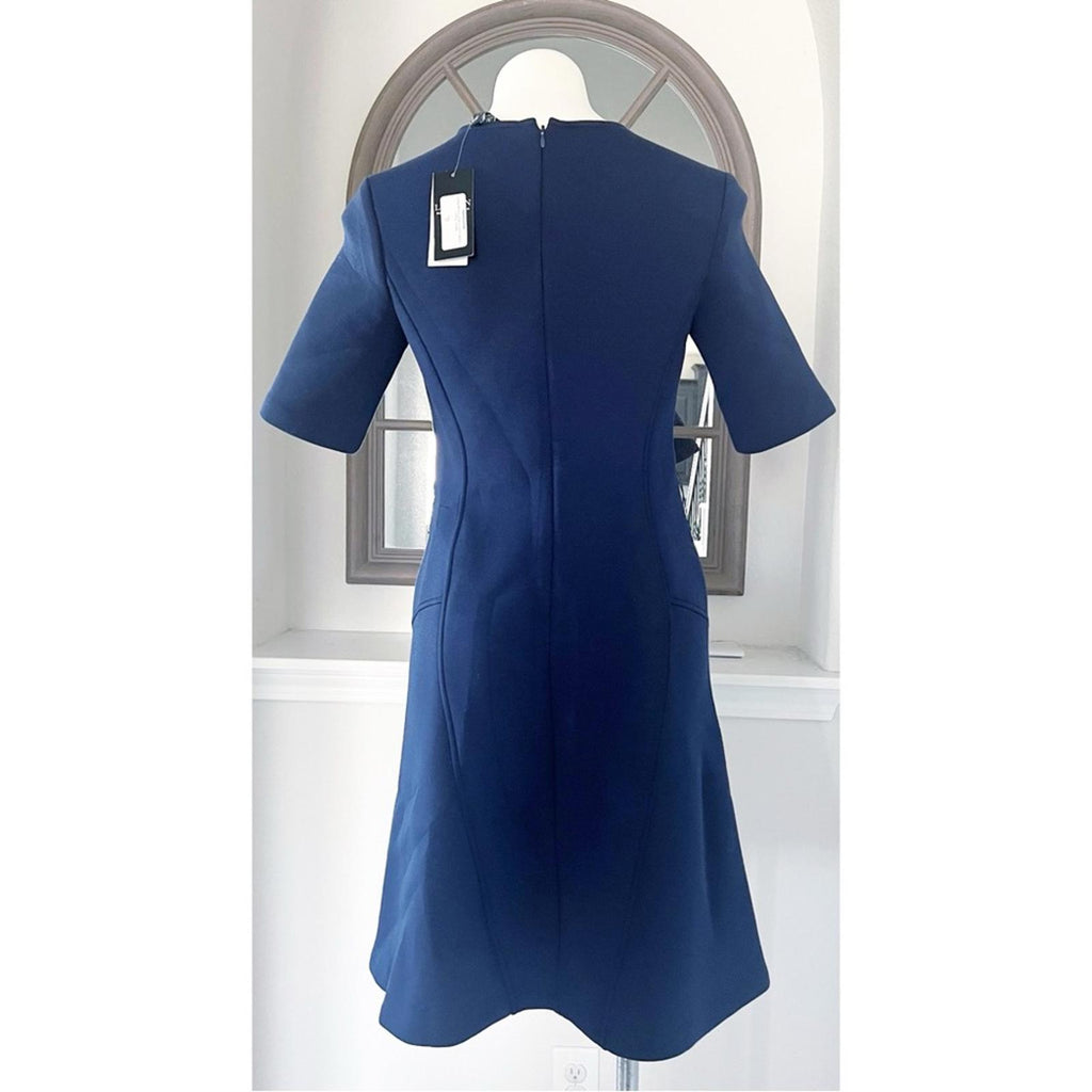 Lauren Ralph Lauren A-Line Navy Dress, Size Small New w/Tag, Retail $145