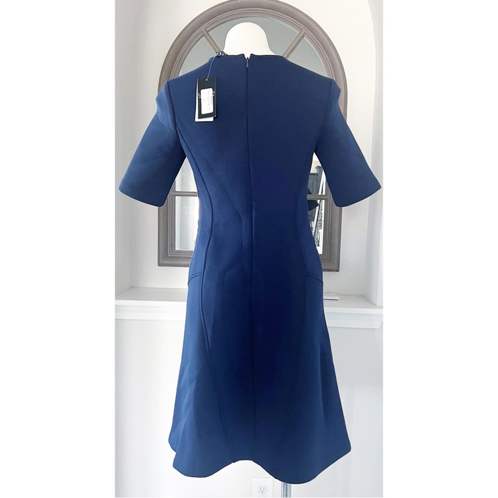 Lauren Ralph Lauren A-Line Navy Dress, Size Small New w/Tag, Retail $145
