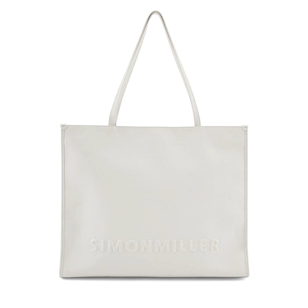Simon Miller Logo Studio Tote in White, New with Tag