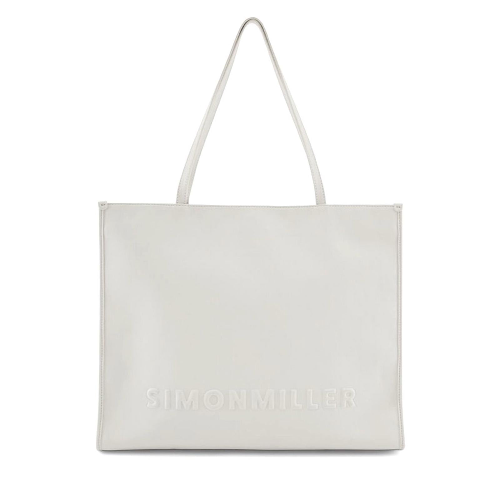 Simon Miller Logo Studio Tote in White, New with Tag