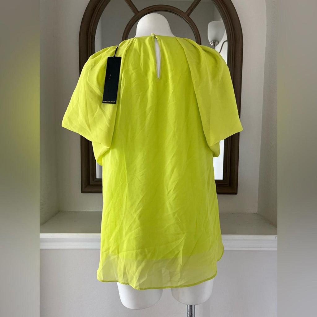 NWT Kobi Halperin Alice Puff Sleeve Blouse Size M New w/Tag Retail $298 Sold Out