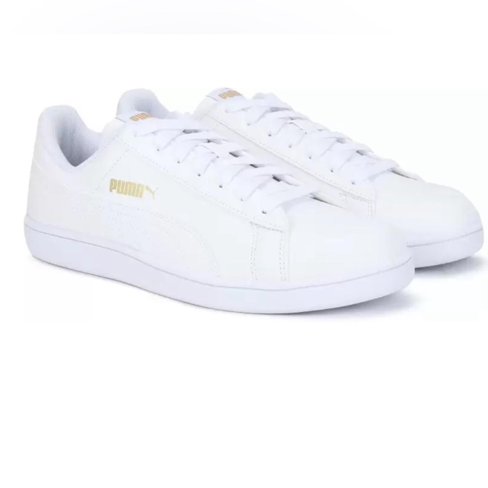 Puma Leather Sneakers in White, Size 11, New w/o Box