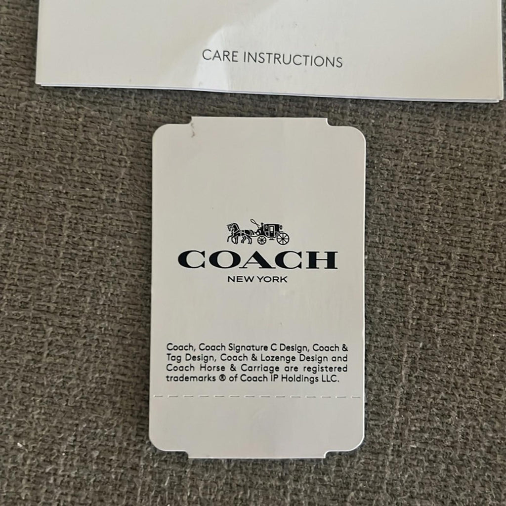 Coach Trifold Leather Wallet with Patchwork, EXCELLENT! Retail $278