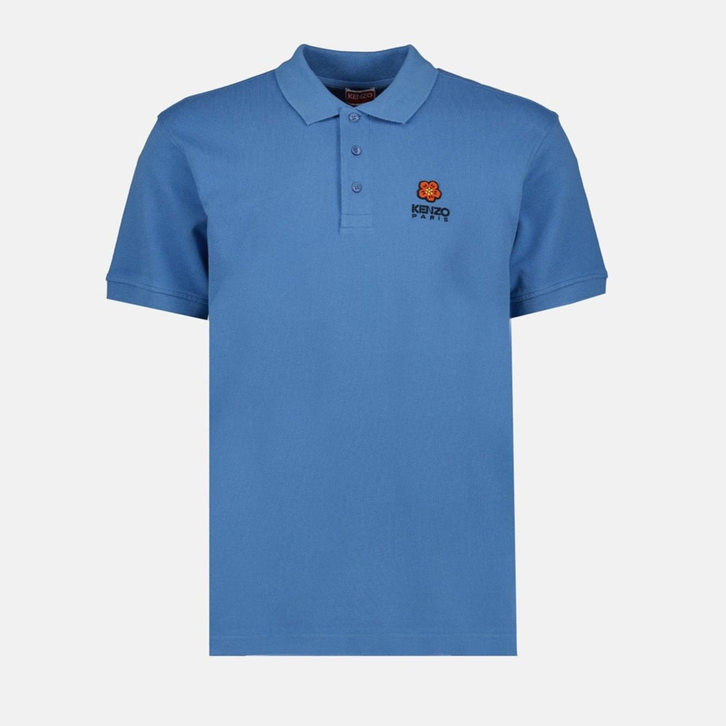 Kenzo Boke Flower Crest Classic Polo Shirt, Size L New w/Tag Retail $195