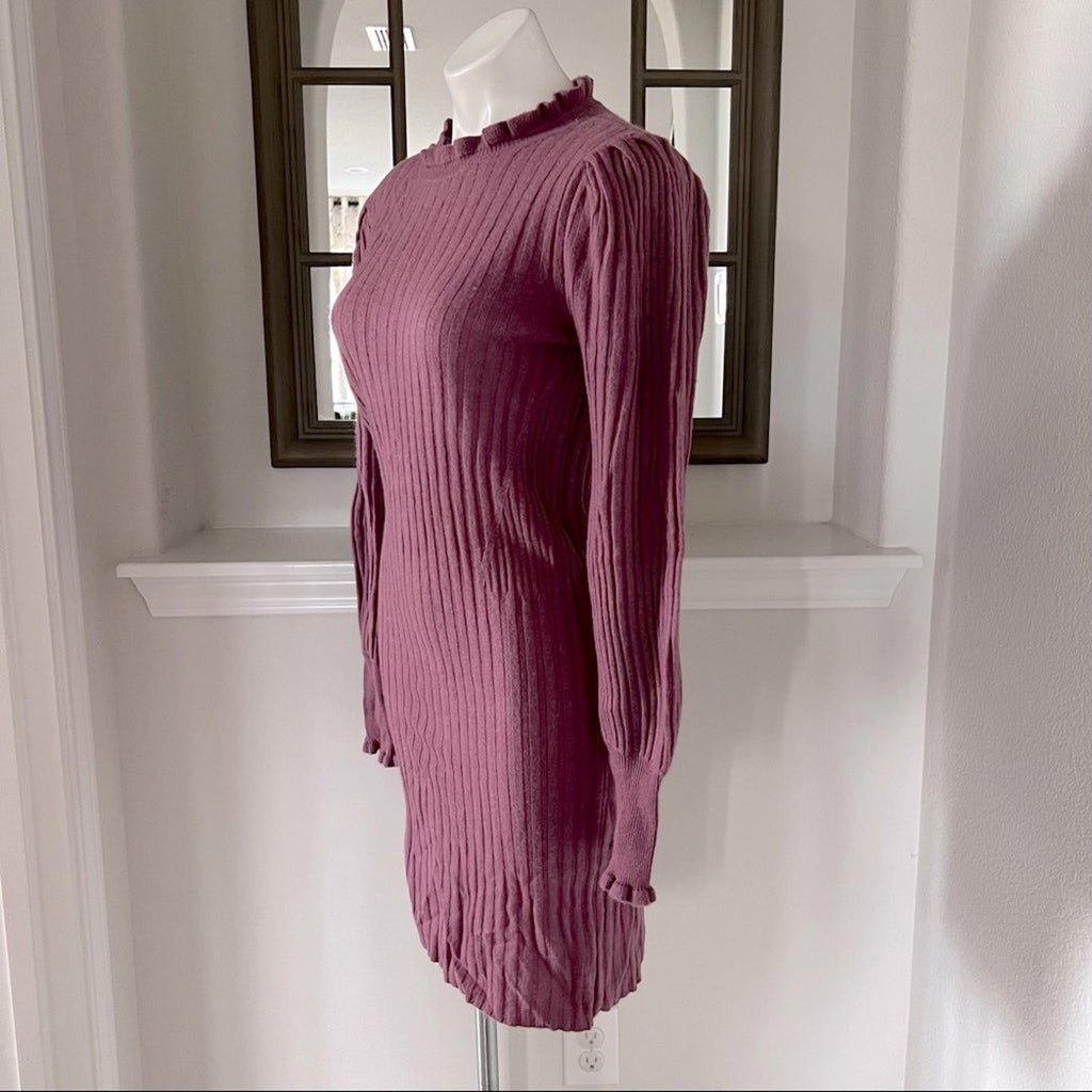 Ellie Tahari Cashmere Balloon Sleeve Sweater Dress Size S New w/Tag