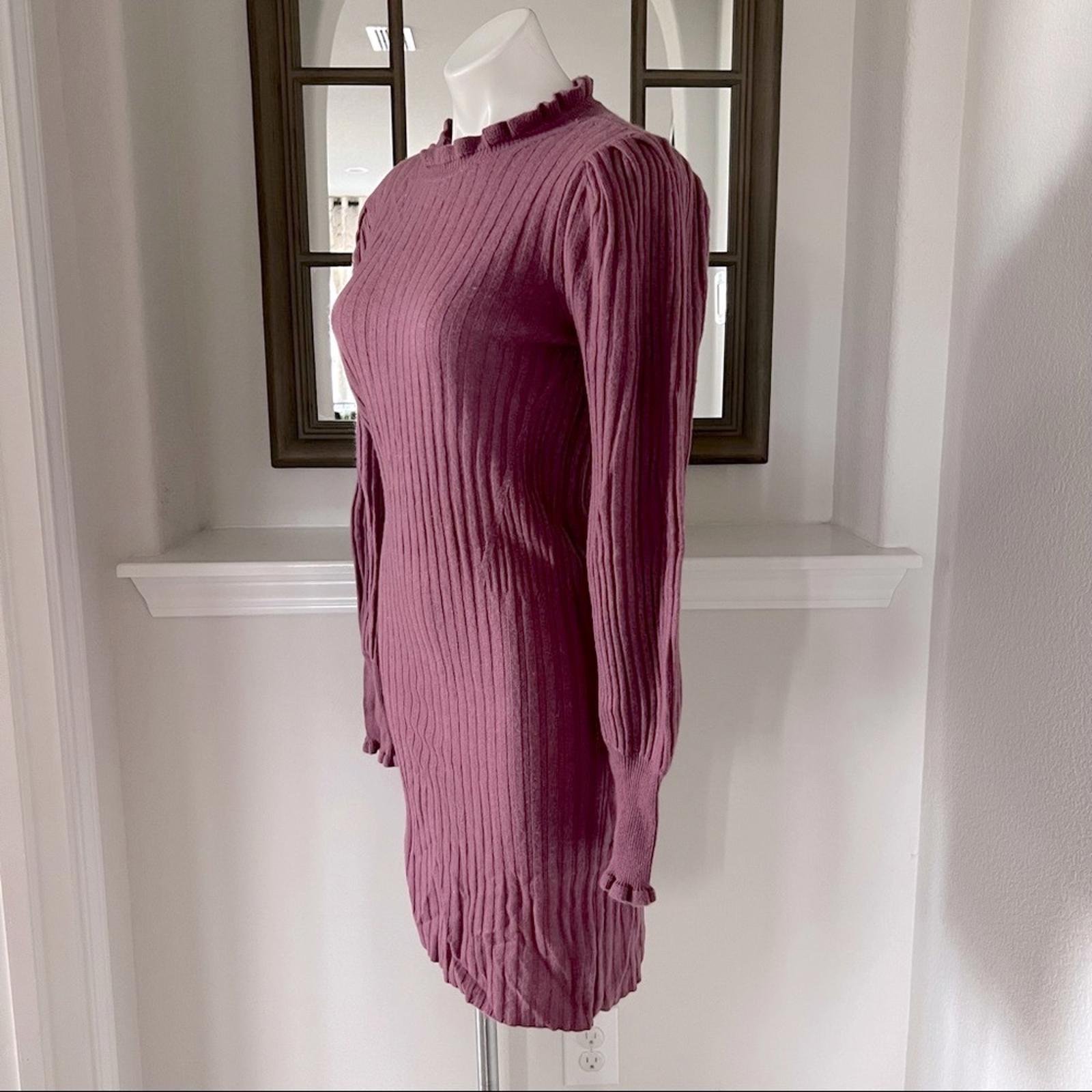 Ellie Tahari Cashmere Balloon Sleeve Sweater Dress Size S New w/Tag
