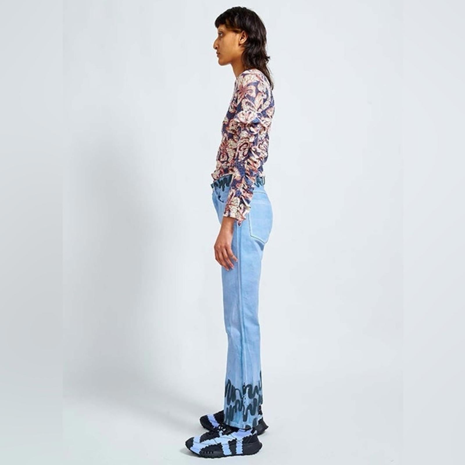 Collina Strada Black Loopy 5-Pocket Jean, Size XS New w/Tag SOLD OUT!