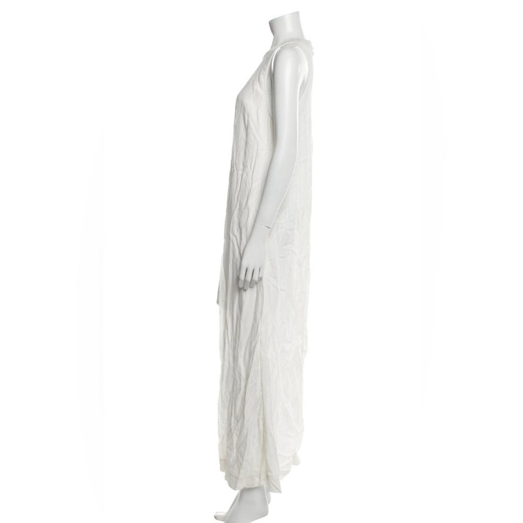 Rosetta Getty Cape Mini Dress in White, Size 8, Retail $425