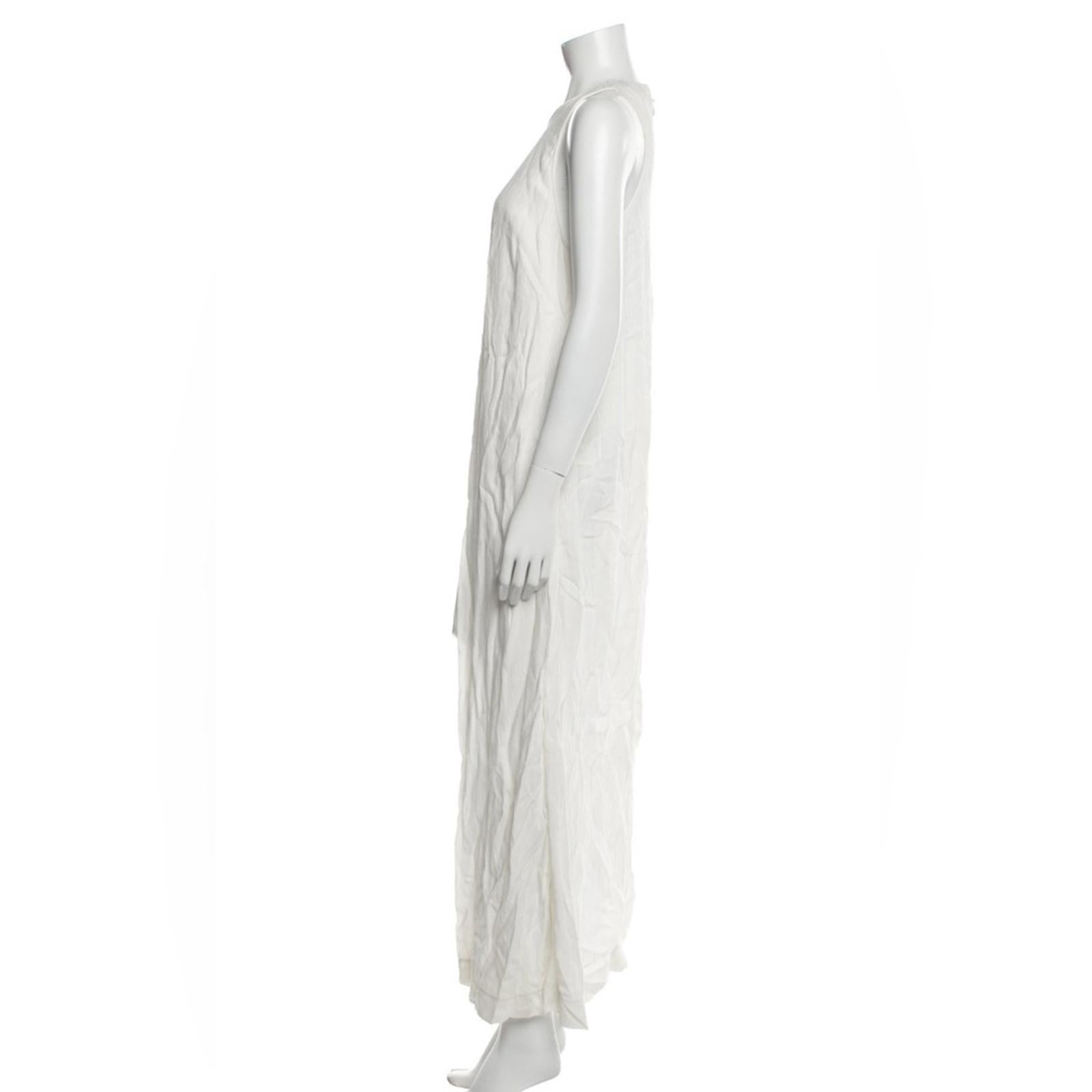 Rosetta Getty Cape Mini Dress in White, Size 8, Retail $425