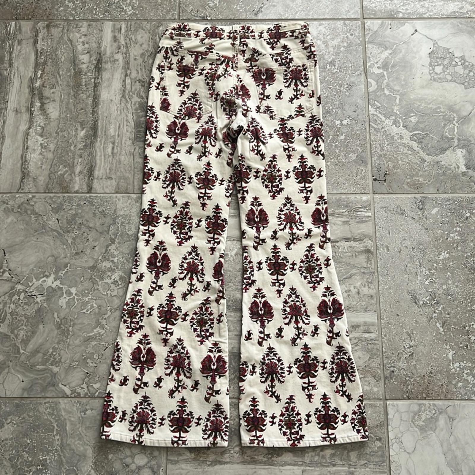 Anthro’s Pilcro and the Letterpress High-Rise Bootcut Retro Cords Pants Size 28