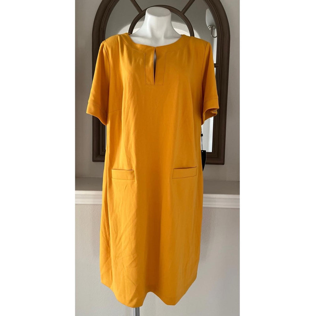 Tommy Hilfiger Sheath Dress in Sunflower, Size 20W New w/Tag
