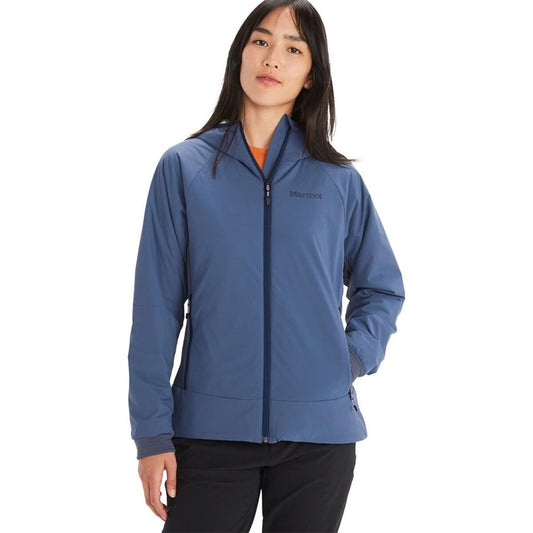NEW Marmot Novus LT Hybrid Hooded Jacket, Blue Size M New w/Tag