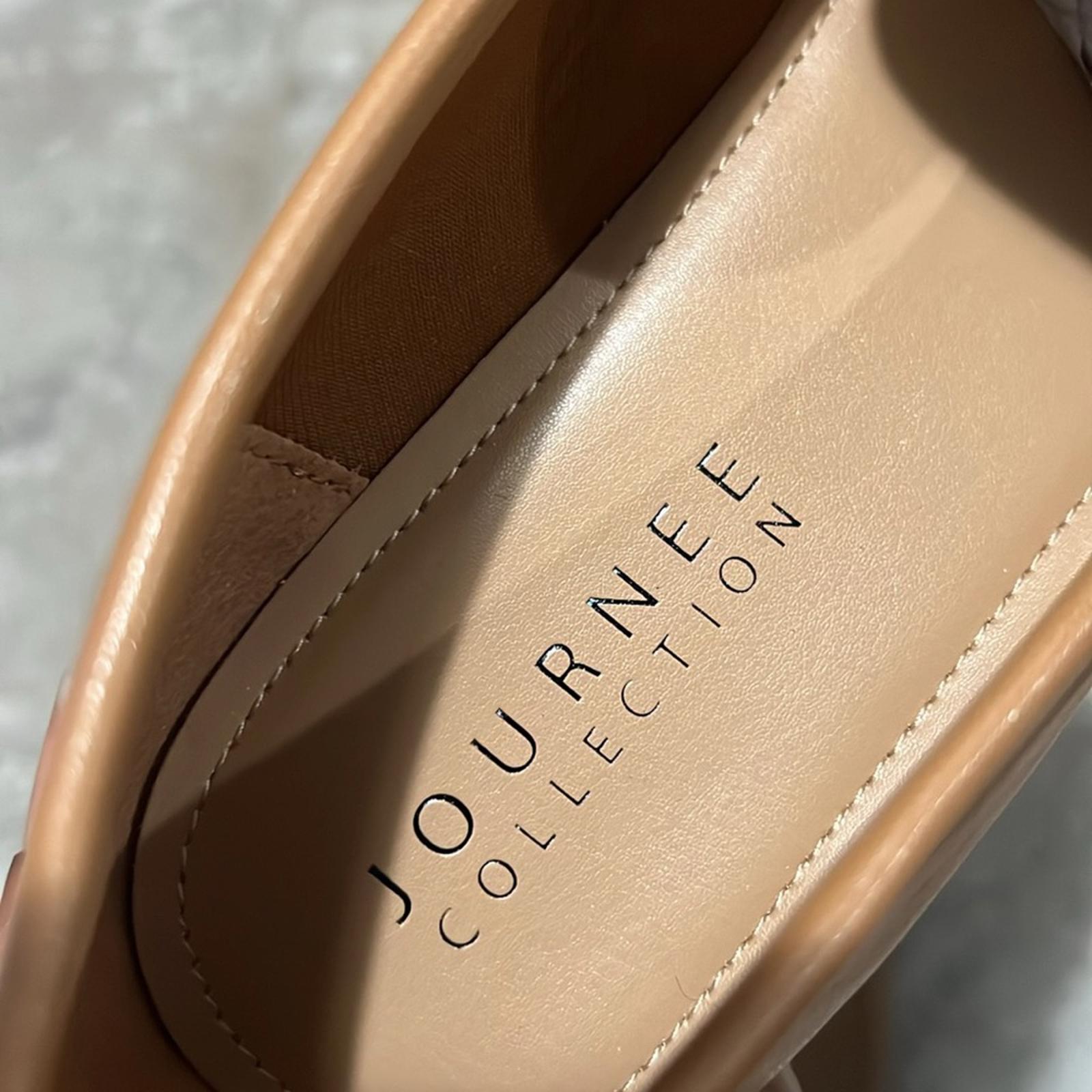 Journee Collection Mizza Slip-On Loafers in Tan, Size 12 NEW in Box