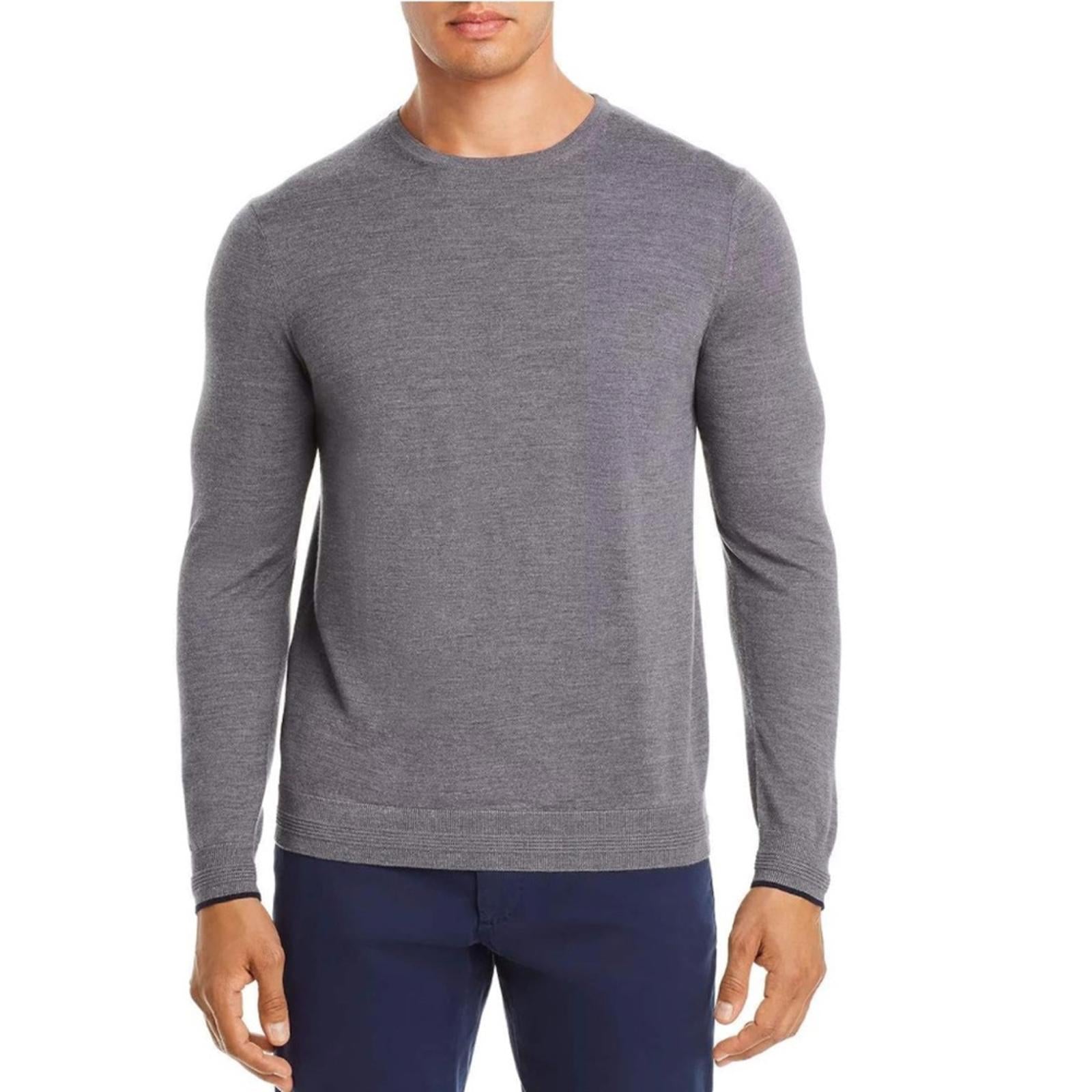 Dylan Gray Crewneck Sweater in Medium Grey, Size XL NEW w/Tag $198