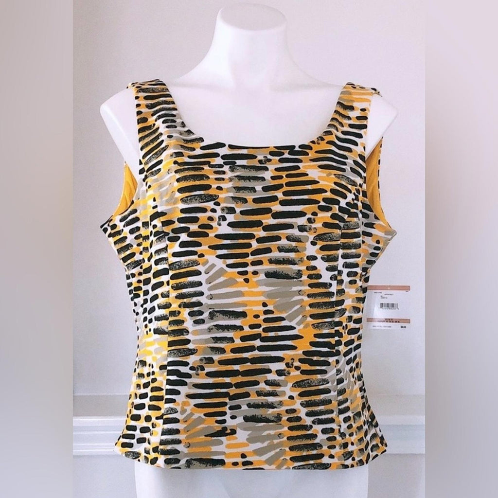 Kasper Helix Scuba Crepe Top, Size 12, NEW w/Tag